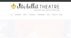 Desktop Screenshot of eliteballettheatre.com